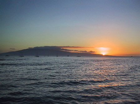 Sonnenuntergang auf Maui