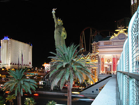 Las Vegas bei Nacht Foto 
