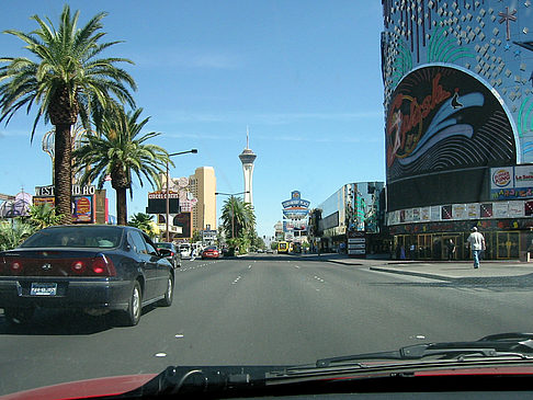 Foto Las Vegas aus dem Auto