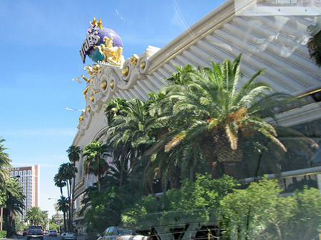 Las Vegas aus dem Auto
