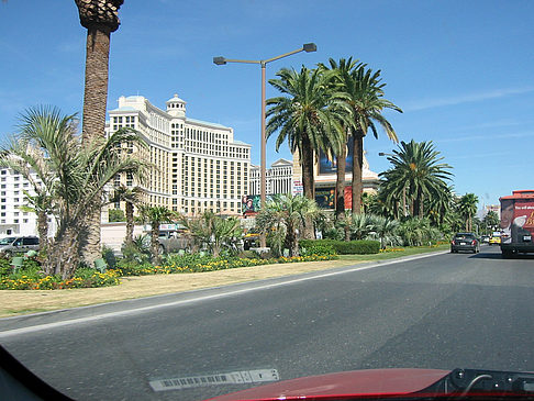 Las Vegas aus dem Auto Foto 