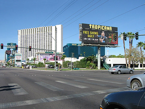 Las Vegas aus dem Auto Fotos