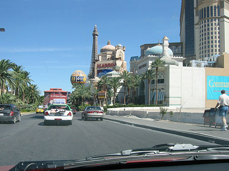 Las Vegas aus dem Auto Fotos